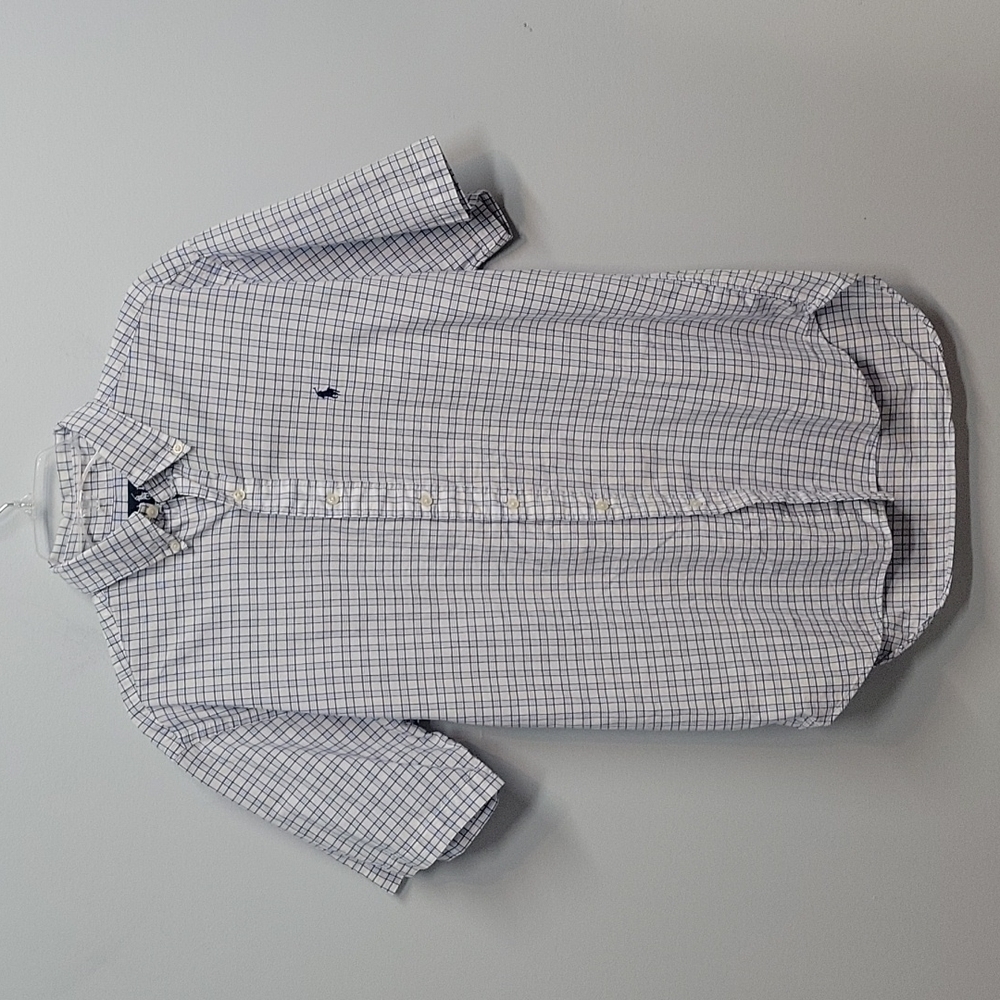 RALPH LAUREN Men's BLAKE button down short sleeve dress shirt size Small